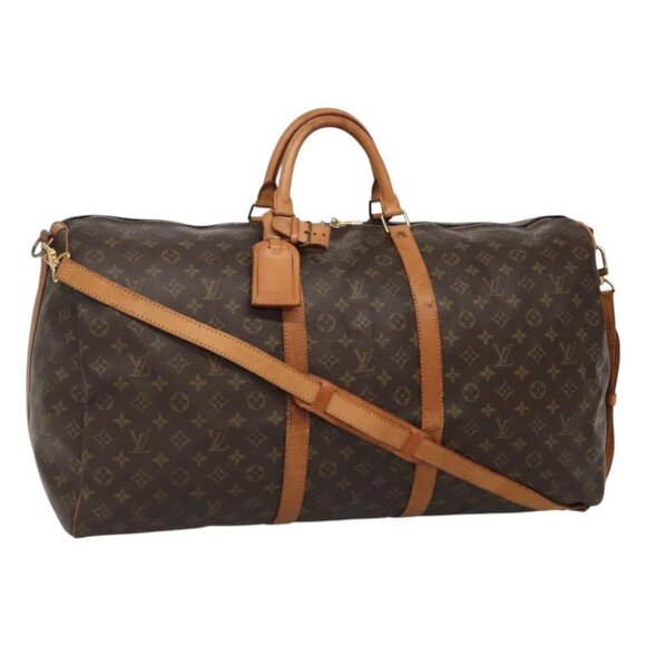 LOUIS VUITTON Monogram Keepall Bandouliere 60 Boston Bag - Picture 1 of 16